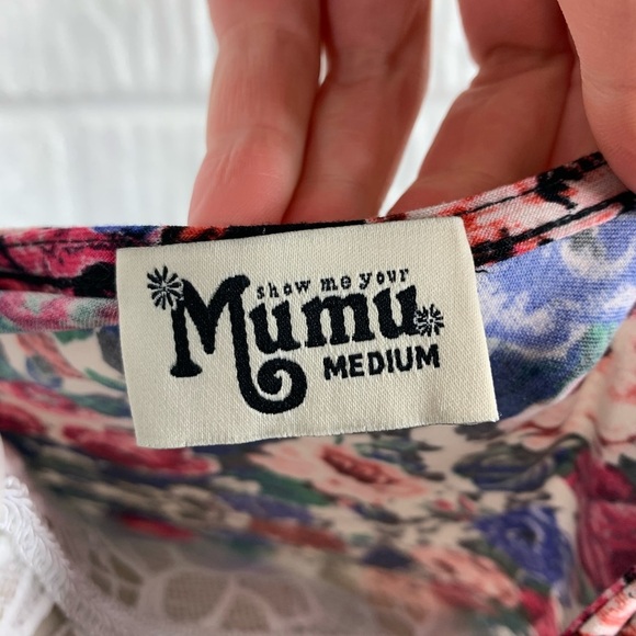 Show Me Your Mumu Tyler Tunic Dress Medium Floral - Picture 4 of 4